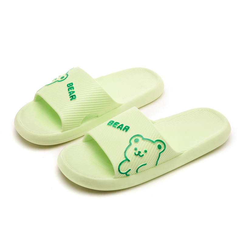 За двойки PVC чехли за лято – карикатурен принт, бързосъхнещи, дишащи, водоустойчиви, инжекционно формована подметка