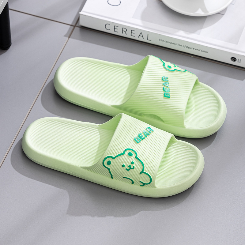 За двойки PVC чехли за лято – карикатурен принт, бързосъхнещи, дишащи, водоустойчиви, инжекционно формована подметка