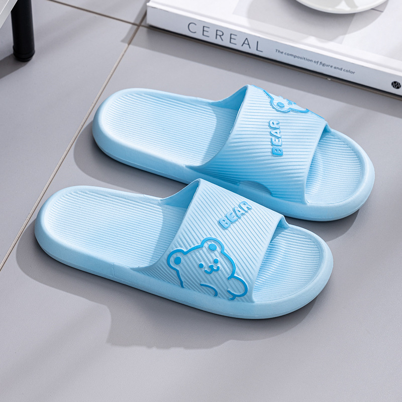 За двойки PVC чехли за лято – карикатурен принт, бързосъхнещи, дишащи, водоустойчиви, инжекционно формована подметка