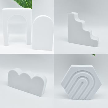 Set de recuzită fotografică pentru fundal cosmetic și bijuterii, suport din placă de spumă 3D, 2022