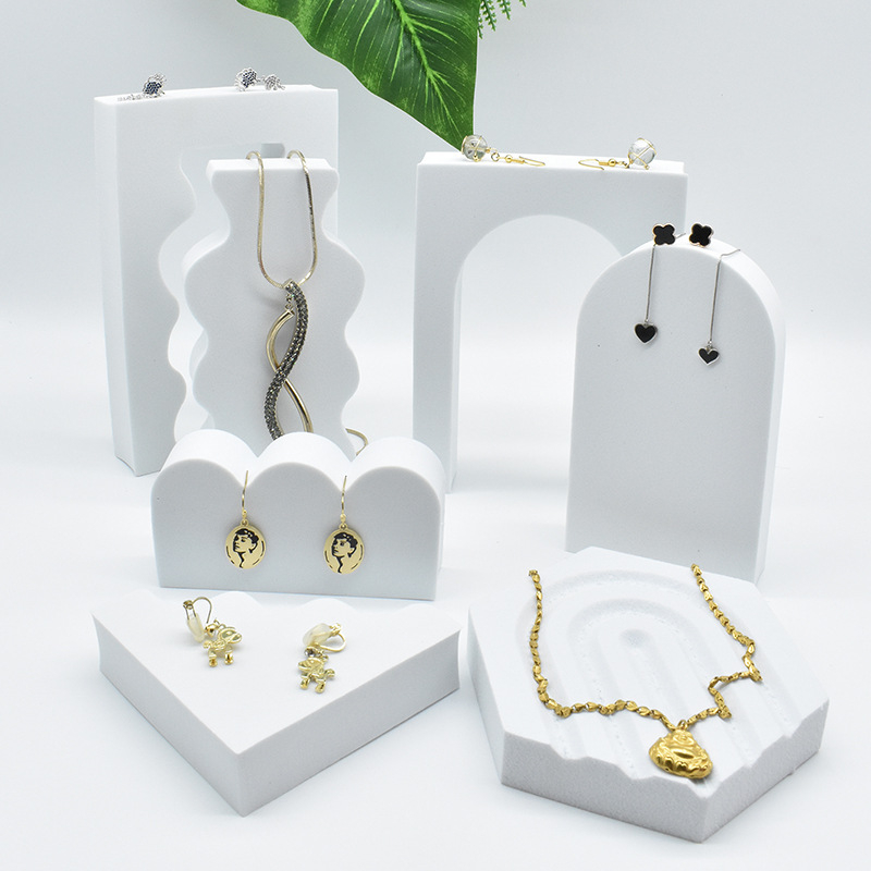 Set de recuzită fotografică pentru fundal cosmetic și bijuterii, suport din placă de spumă 3D, 2022