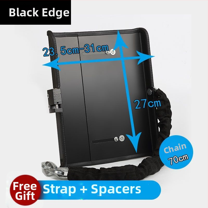 Κλειδαριά μπαταρίας ηλεκτρικού σκούτερ με ενισχυμένη πλάκα από ατσάλι και αλυσίδα, μοντέλο 1, καθολικά συμβατή, νέο κινεζικό στυλ