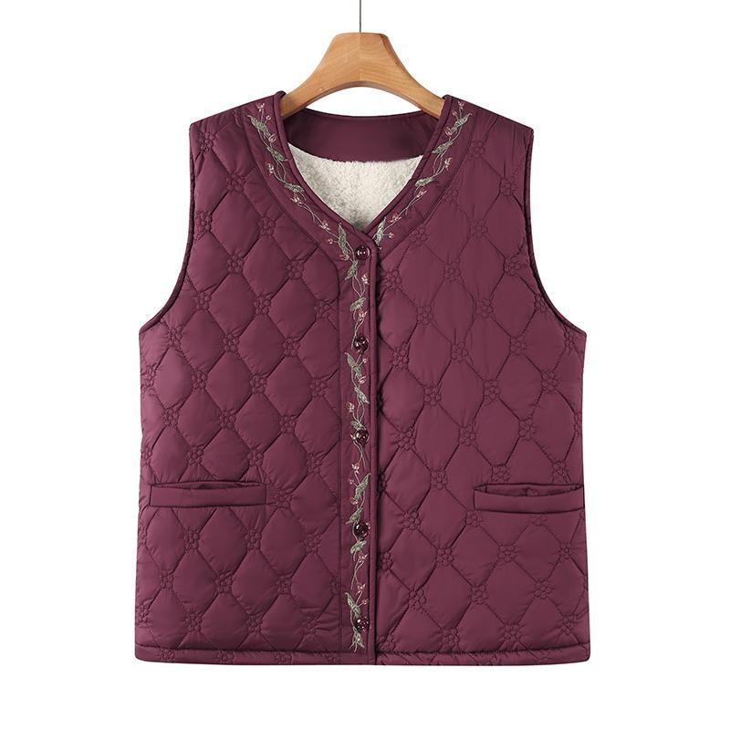 2025-ös téli poliészter női mellény, egyszínű mintázat, elegáns városi stílus, magashőmérsékletű felületkezelés