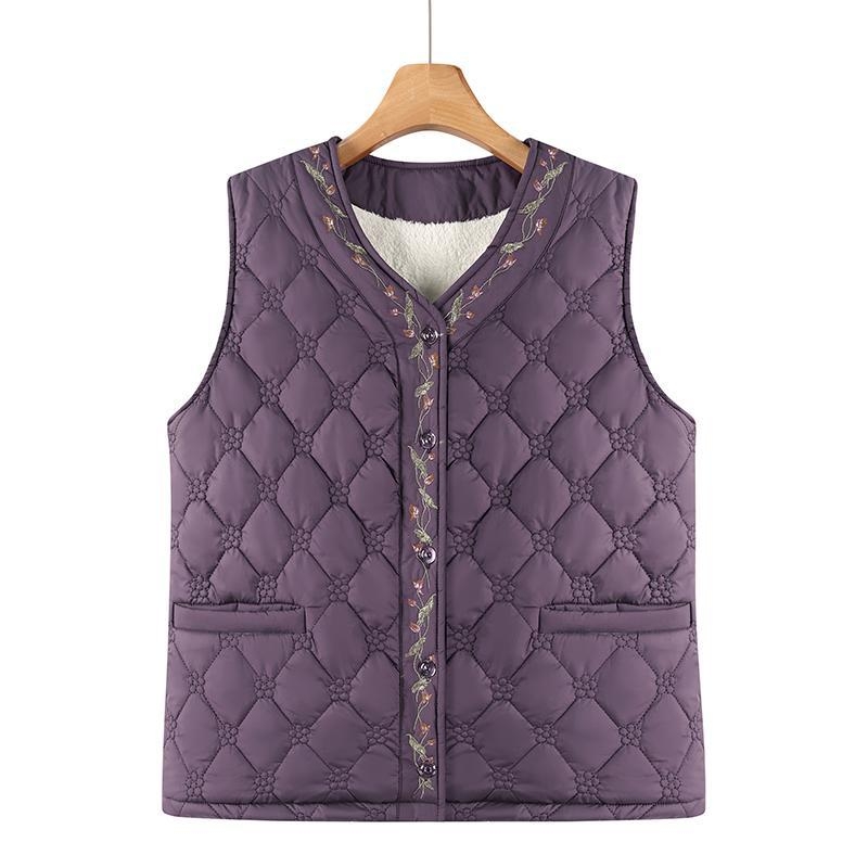 2025-ös téli poliészter női mellény, egyszínű mintázat, elegáns városi stílus, magashőmérsékletű felületkezelés