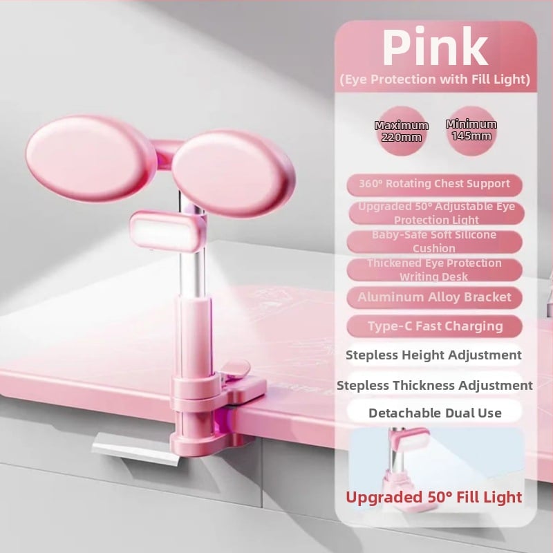 Коректор за седяща поза за ученици от началното училище — двойна защита за зрението, корекция на позата при писане и четене, модел L28