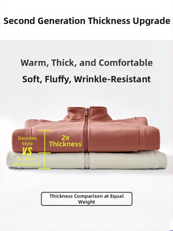 Uniszex polárdzseki-kardigán – meleg, vastag polár bélés, téli–ősz külső viselet, kardigán stílus