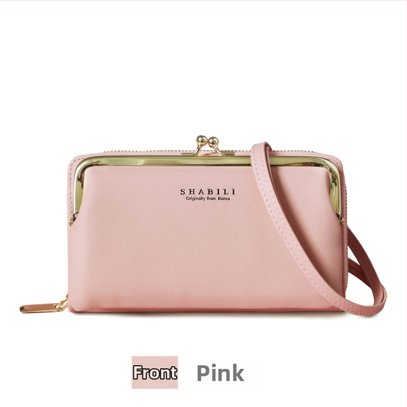 Duga ženska torbica za mobitel s crossbody remenom, PU materijal, podstava od poliestera, brend Sapele, proljeće 2026