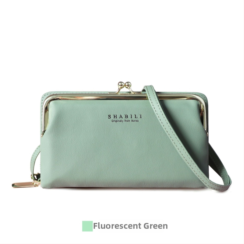Duga ženska torbica za mobitel s crossbody remenom, PU materijal, podstava od poliestera, brend Sapele, proljeće 2026