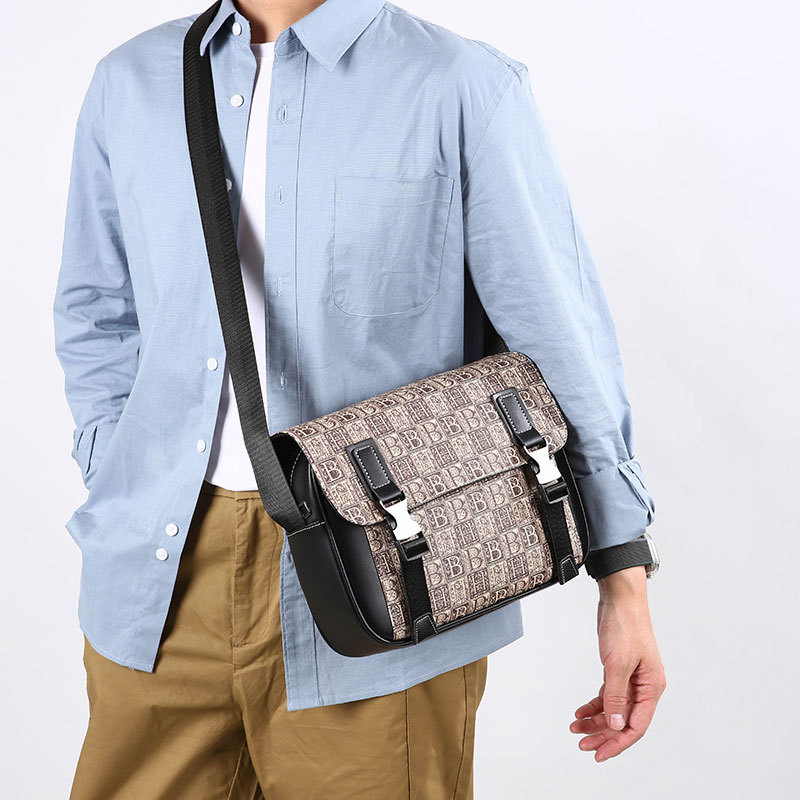 Muška crossbody torba, PU materijal, poslovno putovanje, vodootporna, protivkrađa, zaštita kralježnice