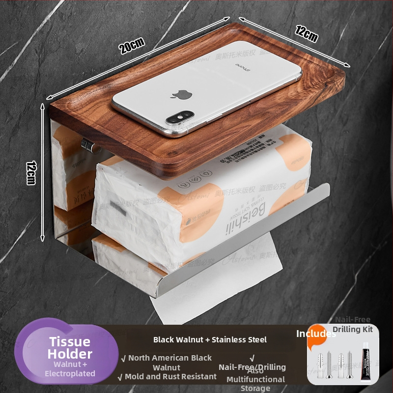 Fúrás nélküli, két szintes rozsdamentes acél törölközőtartó, 304, összecsukható, elektroplatált felülettel