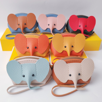 Novčanik s patchwork motivom slona, PU materijal, zatvarač, novčanik s jednim preklopom, PU podstava