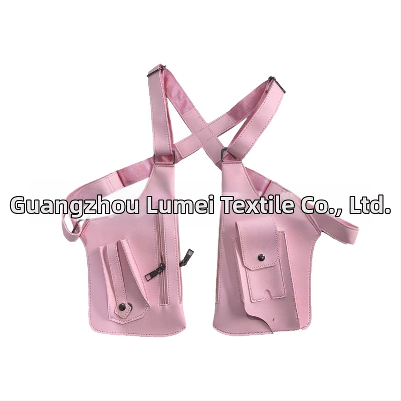 Ανδρική τσάντα θώρακα σε στυλ αστικής απλότητας, PVC υλικό, ultra-light, επένδυση πολυεστέρα