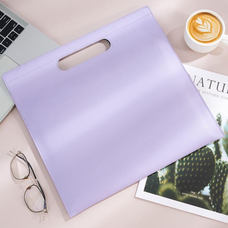 Yechun PU Δέρμα Θήκη Εγγράφων Με Μαγνητικό Κούμπωμα, Αδιάβροχη Με Μεγάλη Χωρητικότητα, Μοντέλο Paper Brick