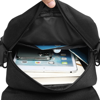 Muška messenger torba – ulični stil, Oxford platno, podstava od poliestera, funkcija: pohranjivanje (Stil: ulični; Materijal: Oxford platno; Podstava: poliester; Funkcija: pohranjivanje)