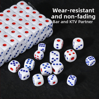 Акрилни зарове със заоблени ръбове, кристални зарове, налични на склад, модел iHFRnr2f; Материал: Акрил; Стил: Заоблени ръбове; Форма: Друга; Приложими сцени: Шах и карти