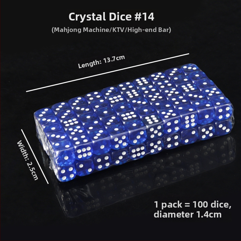 Акрилни зарове със заоблени ръбове, кристални зарове, налични на склад, модел iHFRnr2f; Материал: Акрил; Стил: Заоблени ръбове; Форма: Друга; Приложими сцени: Шах и карти