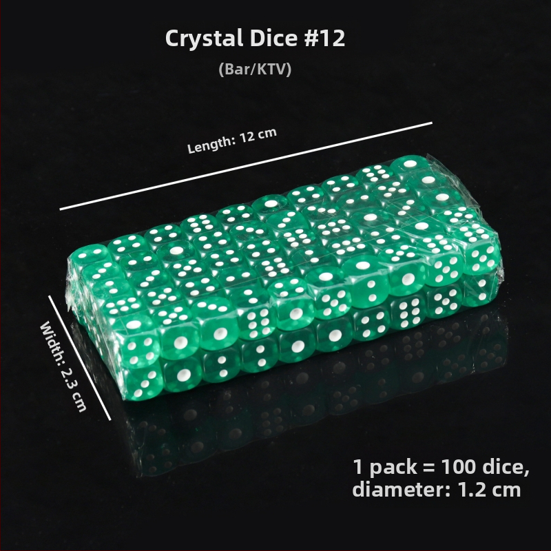 Акрилни зарове със заоблени ръбове, кристални зарове, налични на склад, модел iHFRnr2f; Материал: Акрил; Стил: Заоблени ръбове; Форма: Друга; Приложими сцени: Шах и карти