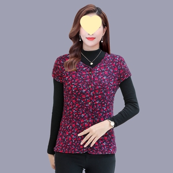 Chenille teplá vesta pre ženy, polo golier, klasický štýl, jar 2025