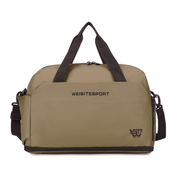 Unisex taška na fitnes a cestovanie, 36–55 L, materiál kožený film, nepremokavá, delenie suché/mokré, podšívka z polyesteru