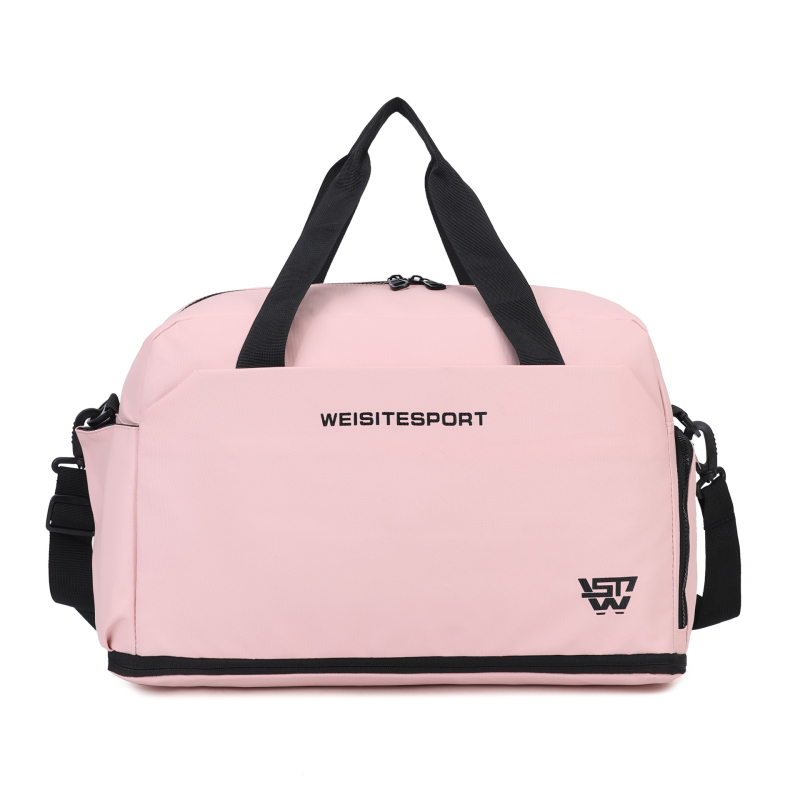 Unisex taška na fitnes a cestovanie, 36–55 L, materiál kožený film, nepremokavá, delenie suché/mokré, podšívka z polyesteru