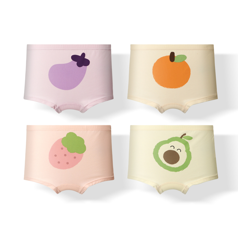 Pamučne bokserice za djevojčice, Klasa A, 95% pamuk, Warm buds