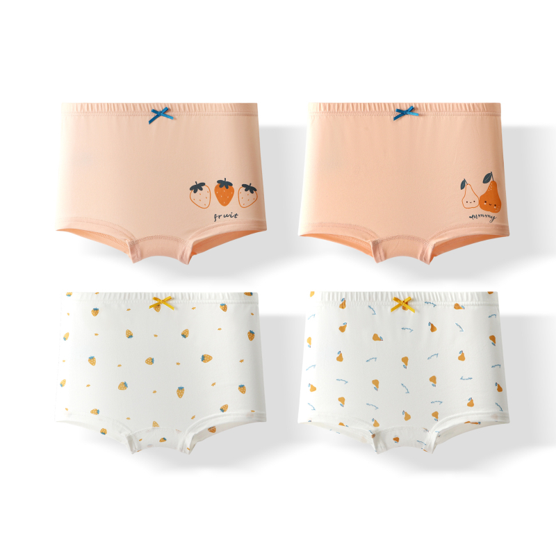 Pamučne bokserice za djevojčice, Klasa A, 95% pamuk, Warm buds