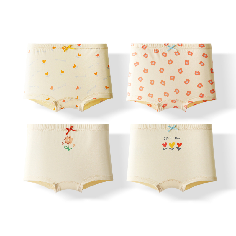 Pamučne bokserice za djevojčice, Klasa A, 95% pamuk, Warm buds