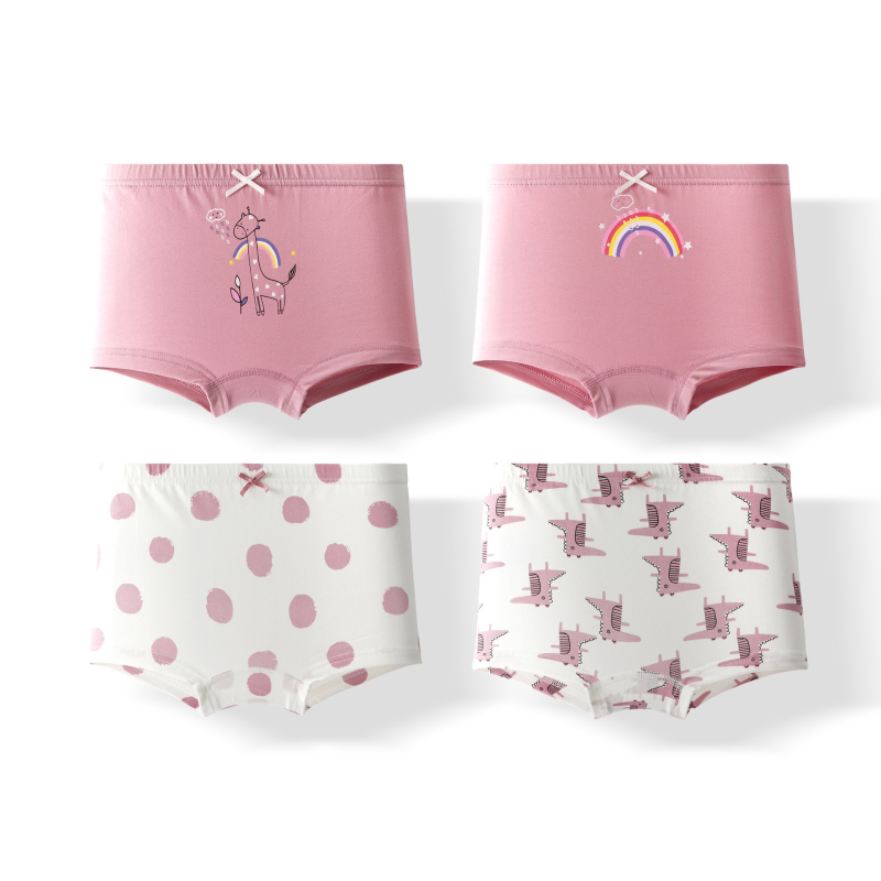 Pamučne bokserice za djevojčice, Klasa A, 95% pamuk, Warm buds