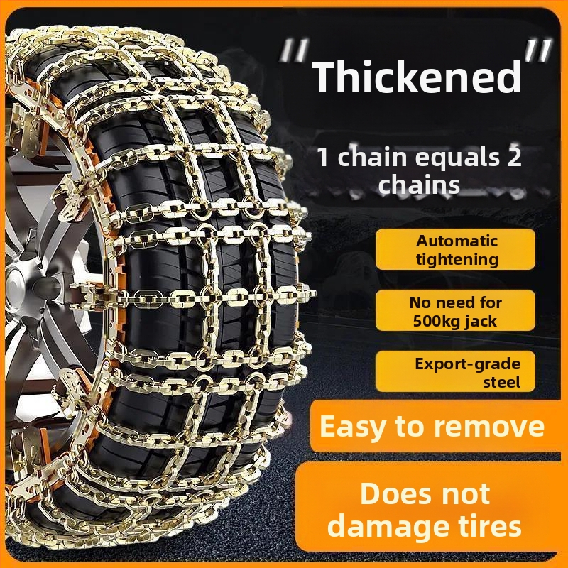 Autó téli hólánc – Yulan acél, univerzális minden modellhez, abroncs szélesség 165-275-ig, modell Shuangtian single-head