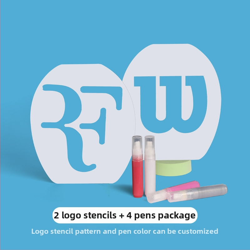 Πίνακας Λογοτύπου Τένις Ρακέτας — Επιφανειακή Σήμανση Λογοτύπου για Διακόσμηση Ρακέτας (Μάρκα: Άλλη; Υλικό: Άλλο; Προέλευση: Άλλη; Εφαρμοστικά Σενάρια: Άλλα; Κατηγορία: Τένις)