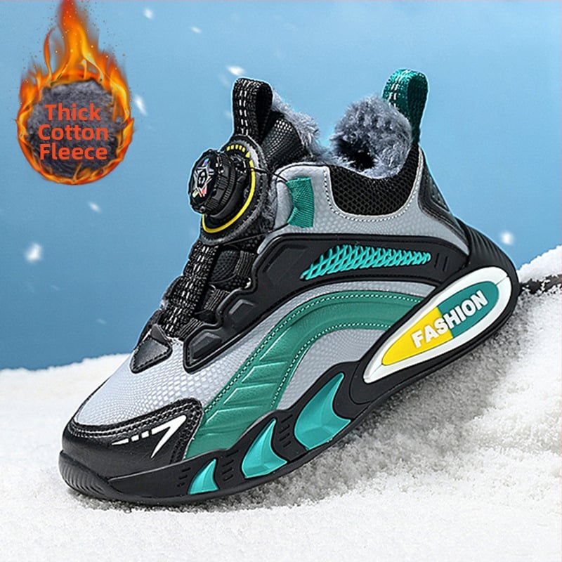 Gyermek futócipők tavaszra és őszre, felső rész szintetikus bőrből, talp MD, belső hálószövés, EVA talpbetét, csíkos mintázat