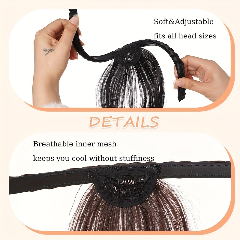 Перука с кичури за лице и странични кичури – интегриран клип за коса; материал: коприна с висока температура; технология: механизъм; не може да се боядисва; марка Chu Chu