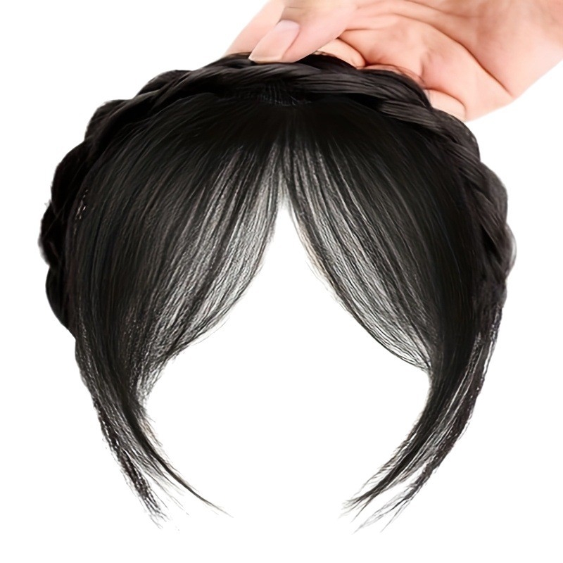 Перука с кичури за лице и странични кичури – интегриран клип за коса; материал: коприна с висока температура; технология: механизъм; не може да се боядисва; марка Chu Chu