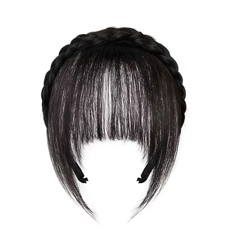 Перука с кичури за лице и странични кичури – интегриран клип за коса; материал: коприна с висока температура; технология: механизъм; не може да се боядисва; марка Chu Chu