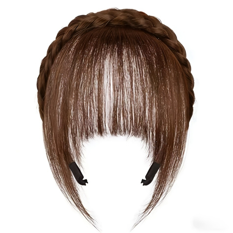 Перука с кичури за лице и странични кичури – интегриран клип за коса; материал: коприна с висока температура; технология: механизъм; не може да се боядисва; марка Chu Chu