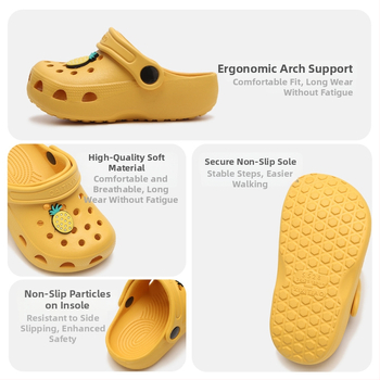 Sandale copii din EVA - unisex, EVA partea superioară, pentru 7-12 ani, vara 2025, stil zilnic casual