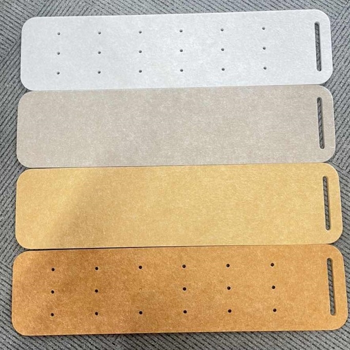 Filc falitábla akasztókkal és parafa táblával — 2 rész, geometriai mintázat, 3D dekoratív falikép