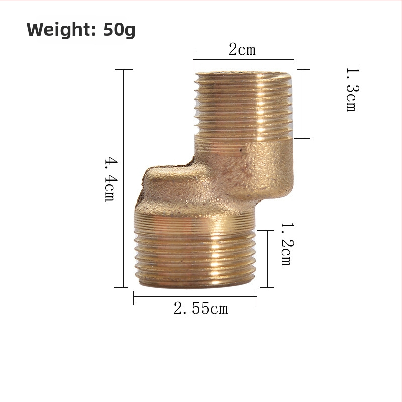 Sprchový kohút z nerezovej ocele so zmeniteľným priemerom a ohnutým uhlovým adaptérom pre kúpeľňu