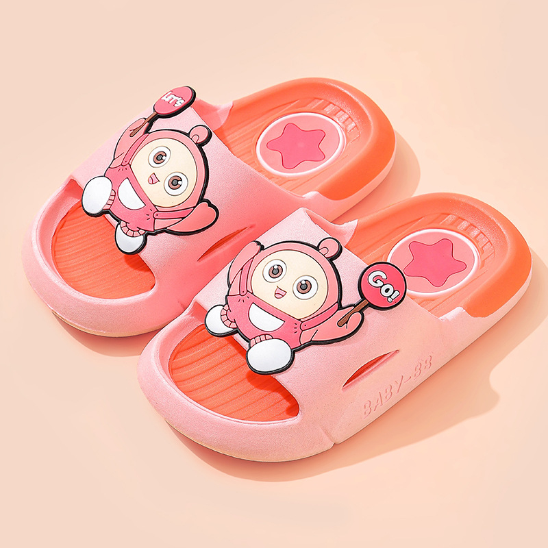 Șlapi pentru copii, stil desen animat, vară, unisex, partea superioară PVC și talpa PVC, vârsta 1–12 ani