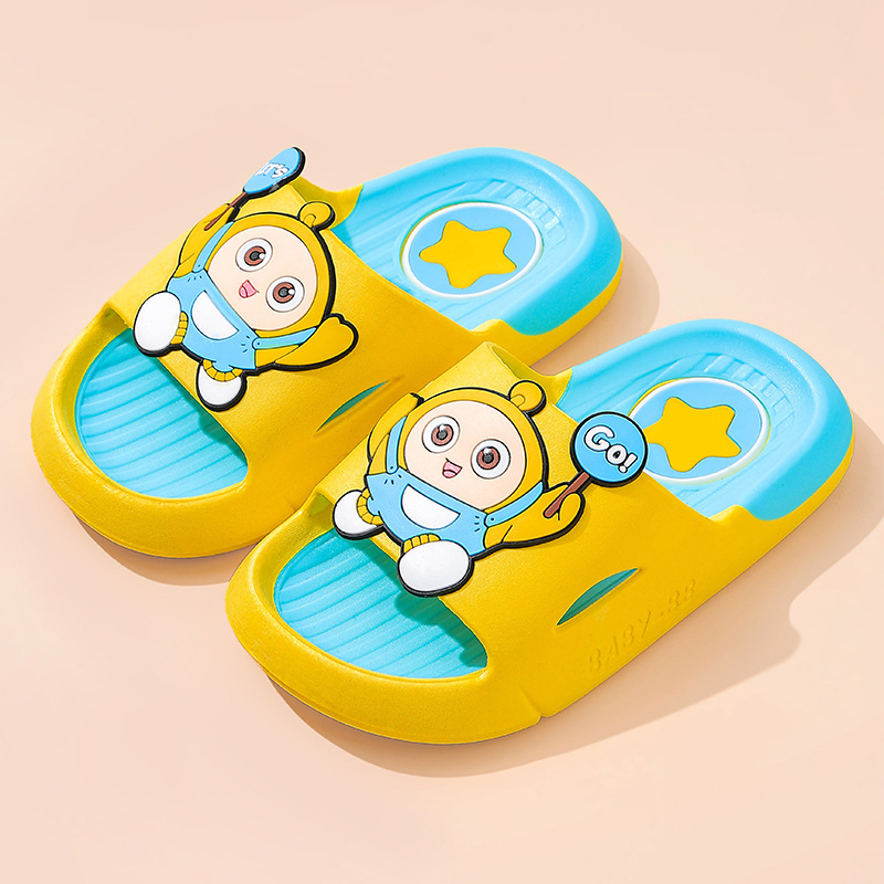 Șlapi pentru copii, stil desen animat, vară, unisex, partea superioară PVC și talpa PVC, vârsta 1–12 ani