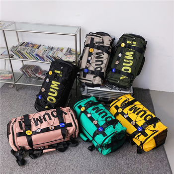 Športový fitness batoh so suchy–mokrým oddelením, priedušný nylon, unisex, cestovná taška