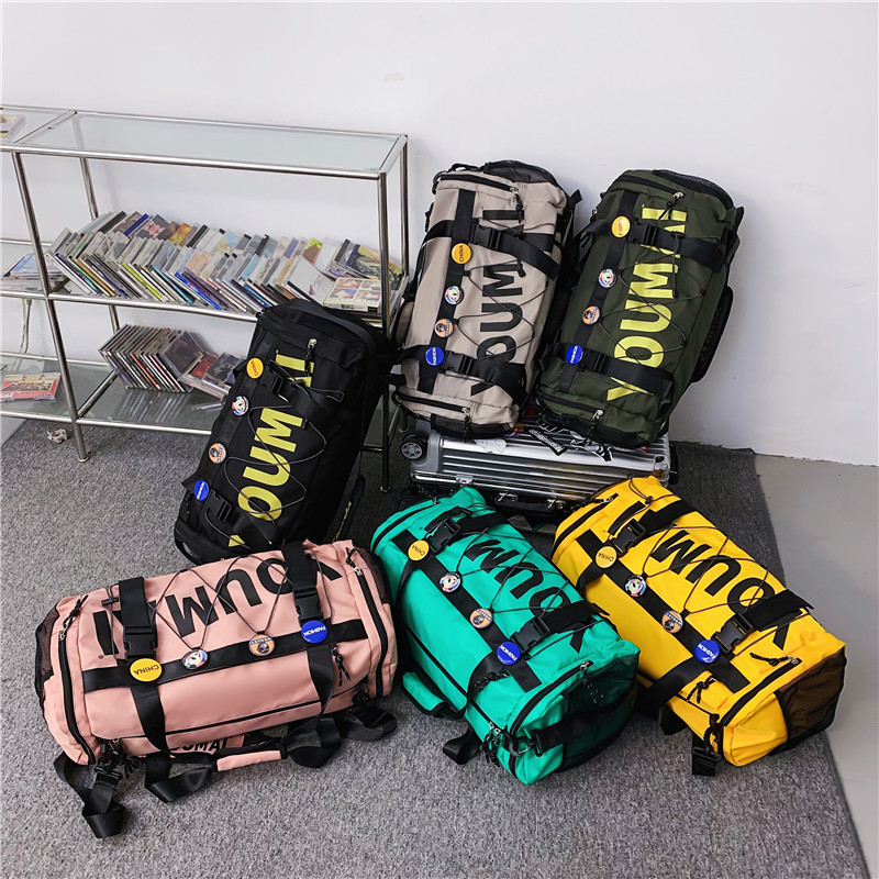 Športový fitness batoh so suchy–mokrým oddelením, priedušný nylon, unisex, cestovná taška