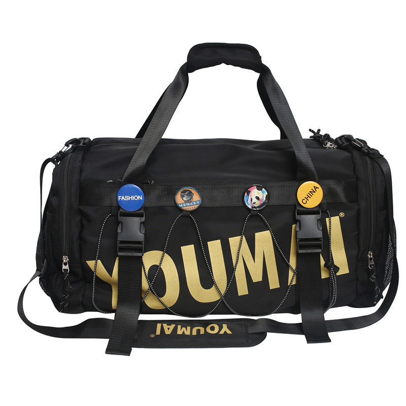 Športový fitness batoh so suchy–mokrým oddelením, priedušný nylon, unisex, cestovná taška