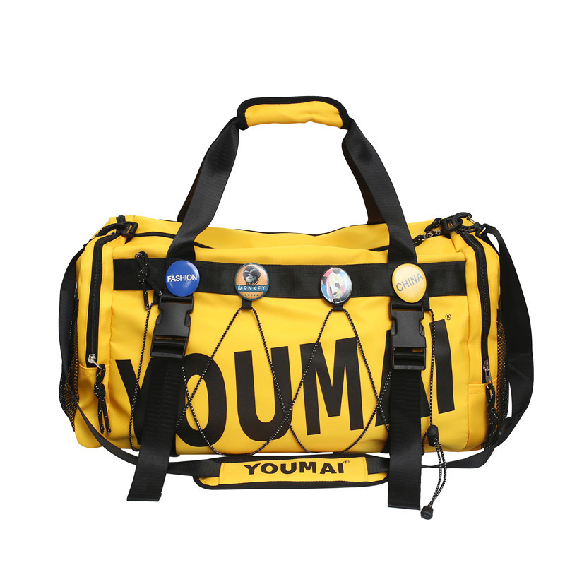 Športový fitness batoh so suchy–mokrým oddelením, priedušný nylon, unisex, cestovná taška