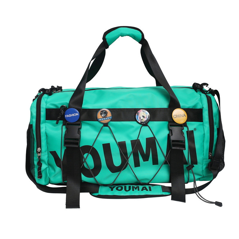 Športový fitness batoh so suchy–mokrým oddelením, priedušný nylon, unisex, cestovná taška