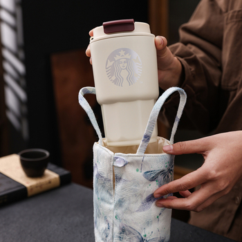 Set Gongfu pentru ceai cu ceainic și ceașcă în geantă de pânză — stil modern minimalist, pentru uz acasă și în călătorii