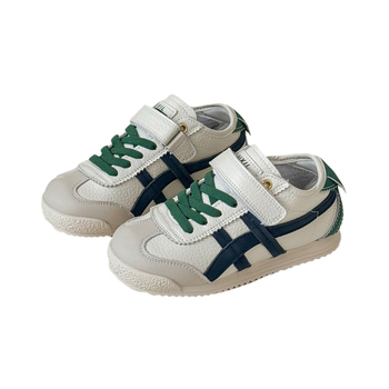 Uniszex vékony talpú sportcipő Velcro zárással, felső része szuper rostos bőr, gumitalp, lélegző és csúszásmentes, tavasz 2025