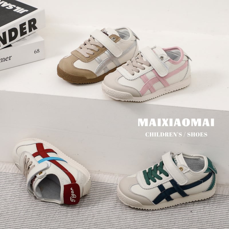 Uniszex vékony talpú sportcipő Velcro zárással, felső része szuper rostos bőr, gumitalp, lélegző és csúszásmentes, tavasz 2025