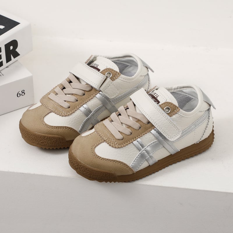 Uniszex vékony talpú sportcipő Velcro zárással, felső része szuper rostos bőr, gumitalp, lélegző és csúszásmentes, tavasz 2025