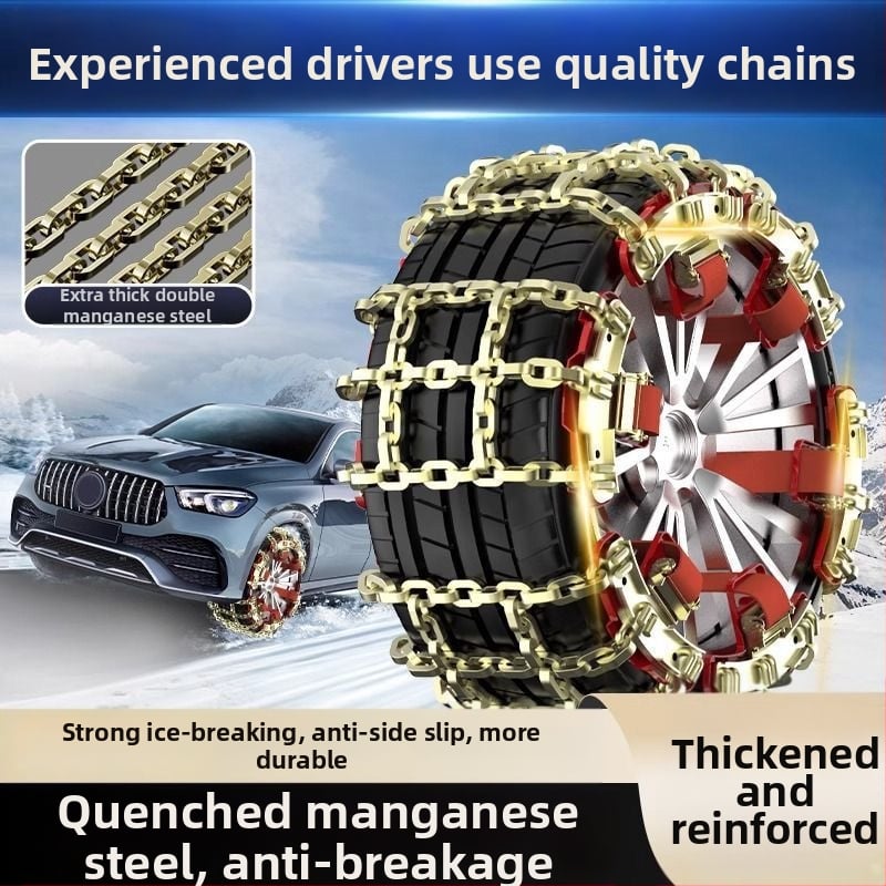 Vasból készült autóhóláncok, testreszabható, 5 kg, autókhoz, SUV-hoz és terepjárókhoz